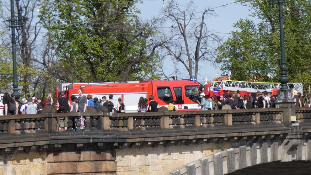Protest na mostě Legií