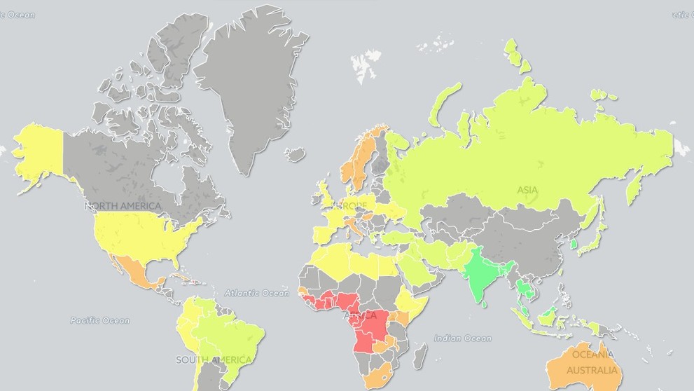 Mapa velikosti penisů - 1