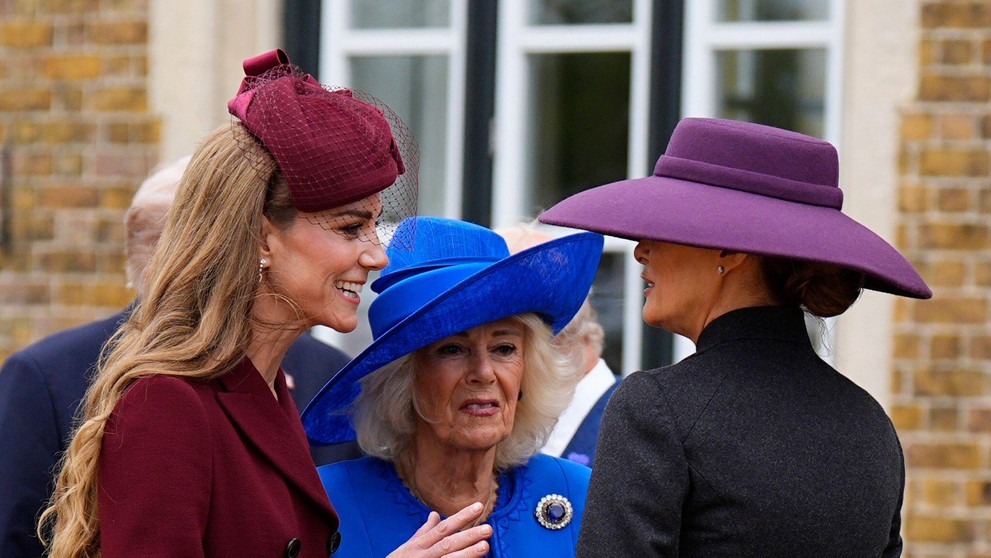 Melania Trumpová v klobouku