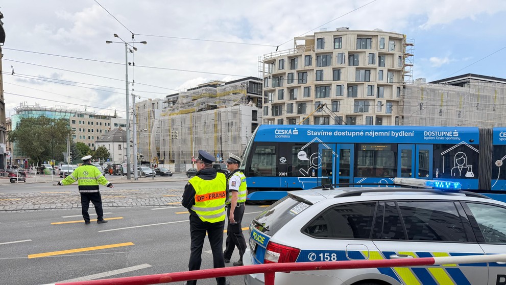 Výpadek semaforů v Praze na velkých křižovatkách