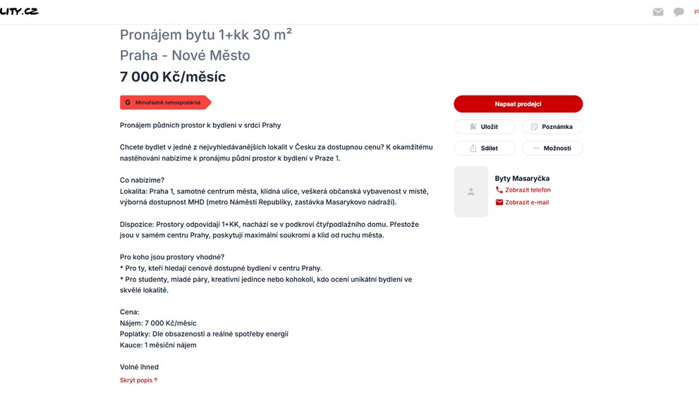 SREALITY Pronájem bytu 2