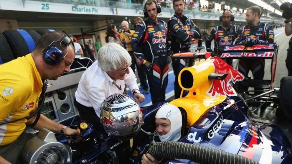 Sebastian Vettel a Bernie Ecclestone - 2