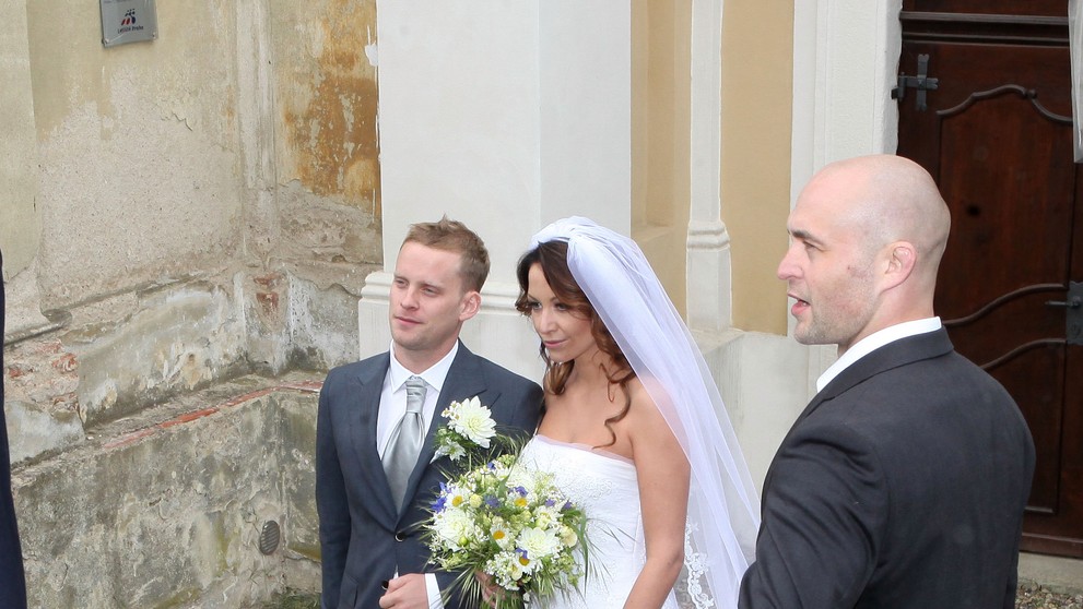 Agáta Prachařová (Hanychová) a Jakub Prachař