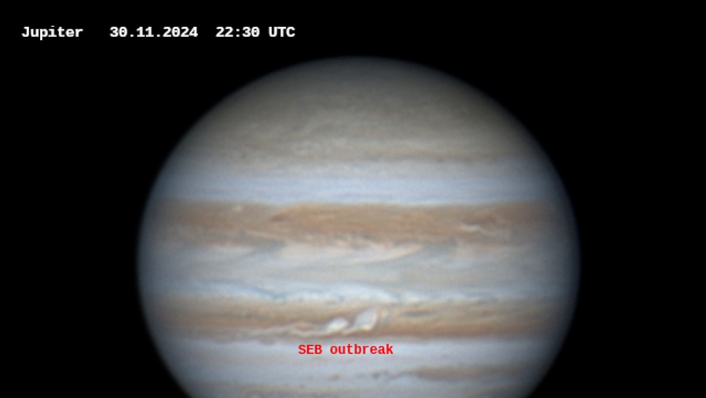 Jupiter, 30. 11. 2024