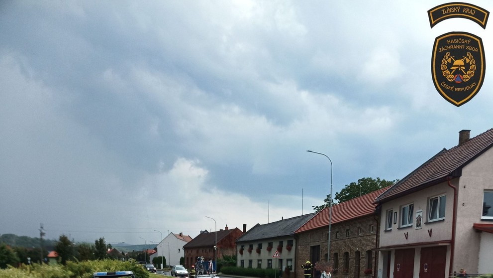 Následky bouřek ve Zlínském kraji