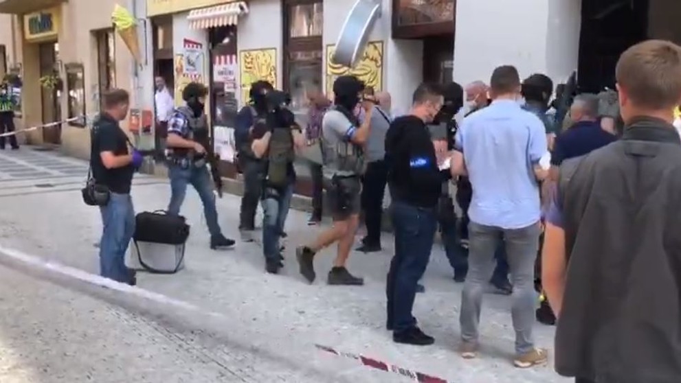 Střelba v centru Prahy