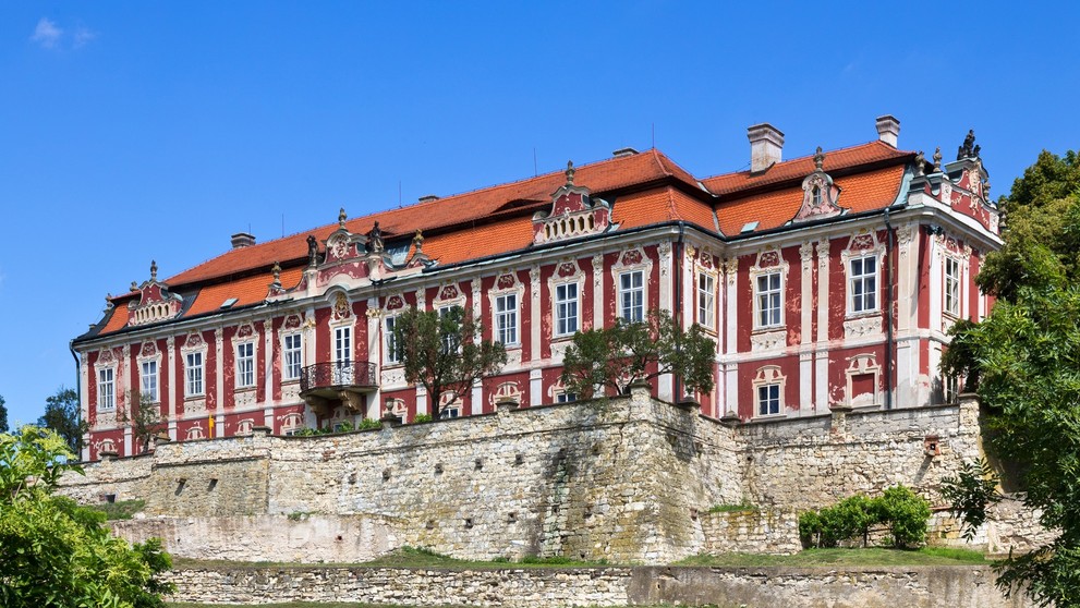 Žatec Rokokový zámek Stekník u Žatce