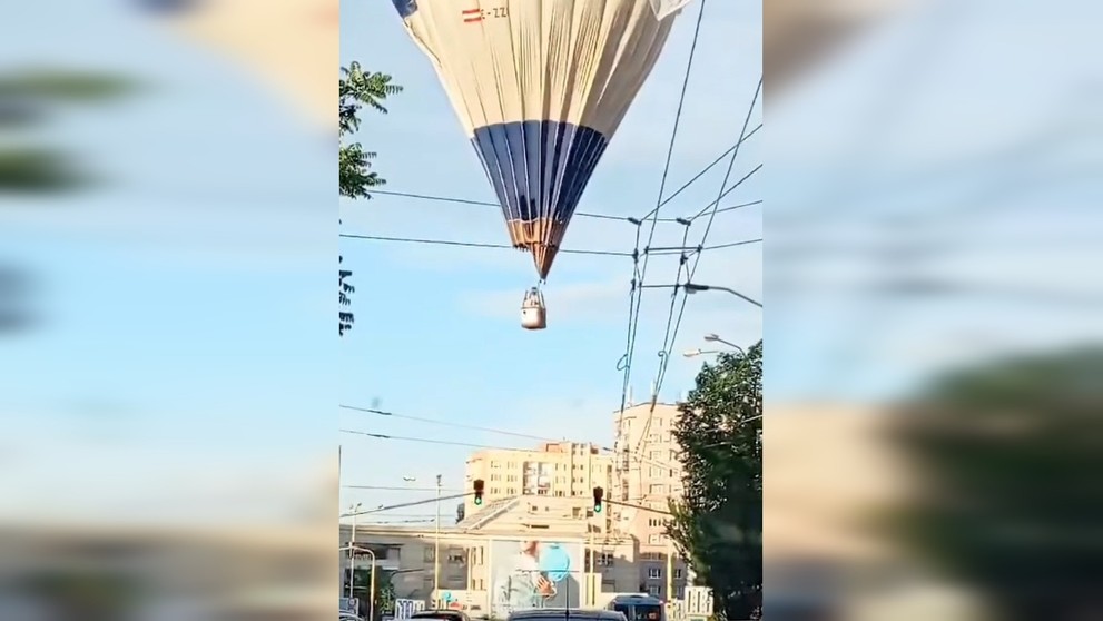Pád horkovzdušného balónu na Slovensku
