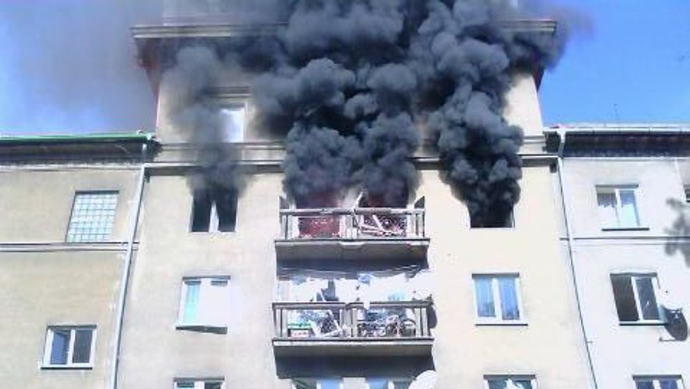 Požár v havířovském bytu