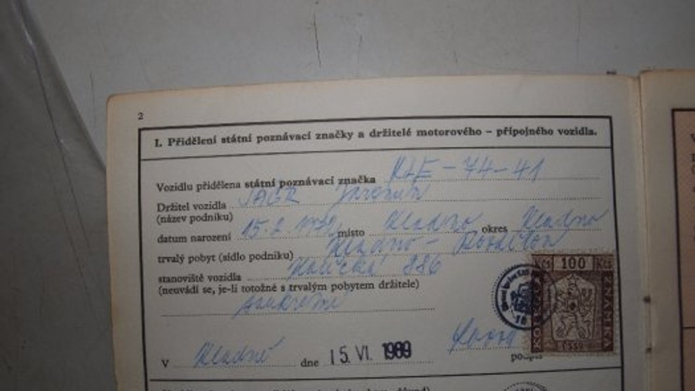 Jaromír Jágr - první auto
