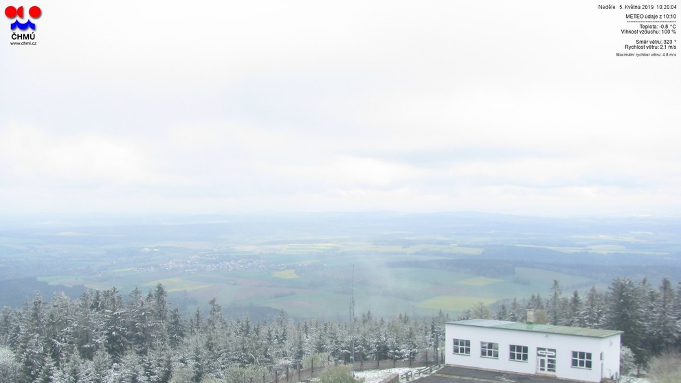 České hory zasypal sníh - 1