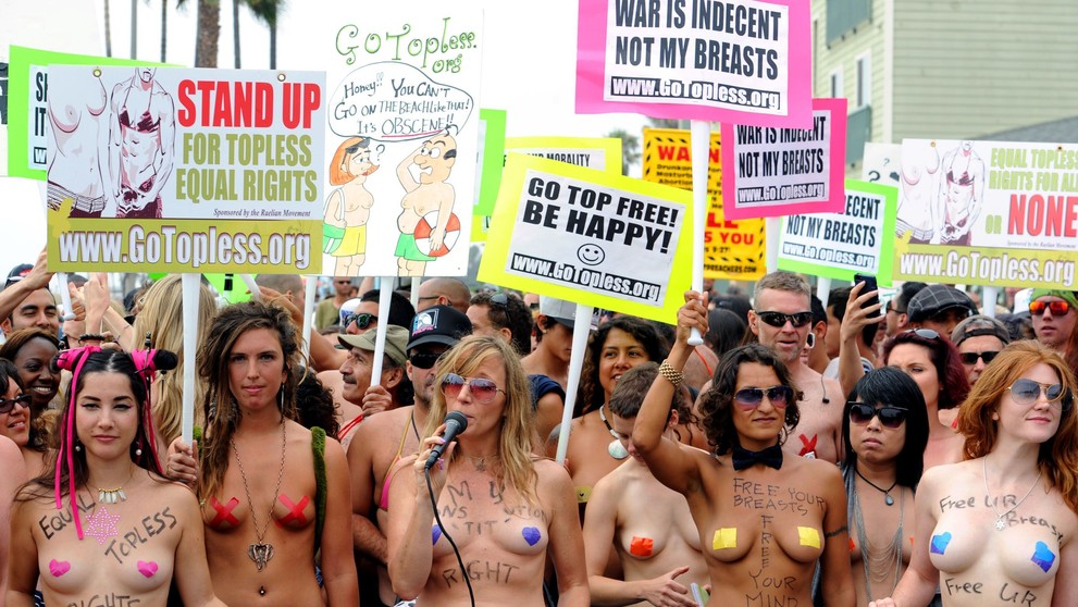 Mezinárodní Go Topless den v New Yorku - 1