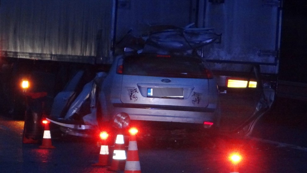 Smrtelná nehoda na dálnici D7 u Středokluk - 4