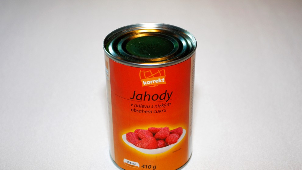 Test - jahodové kompoty - Korrekt