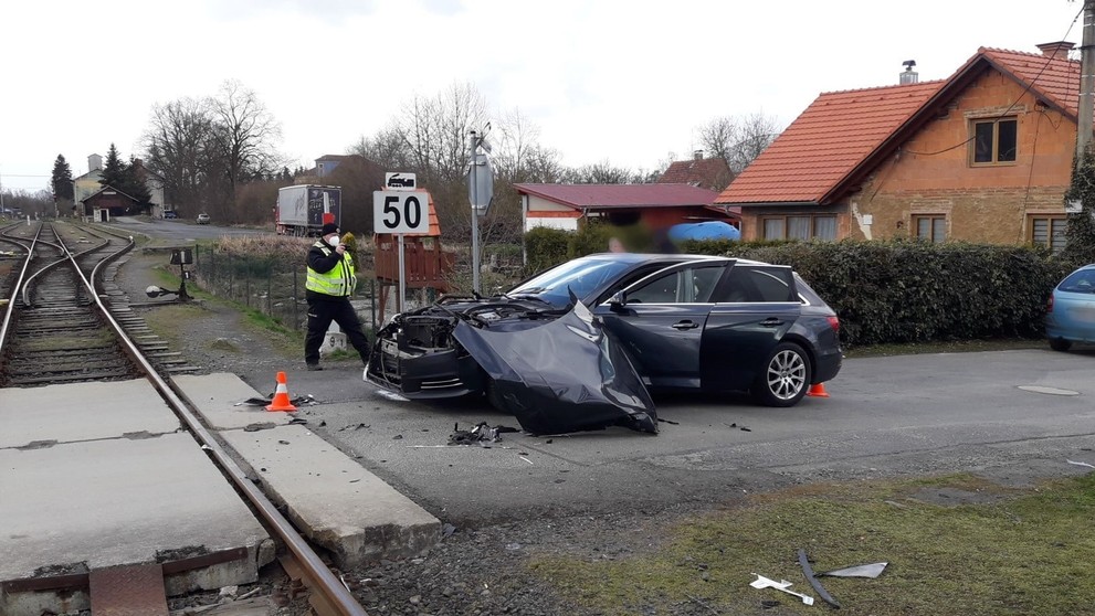 Srážka auta a vlaku - 2