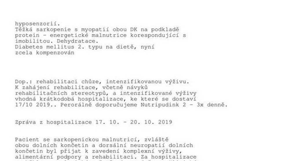 Zpráva ÚVN o zdraví prezidenta Zemana - 3