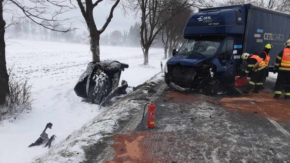 Nehoda v Údavech na Vysočině