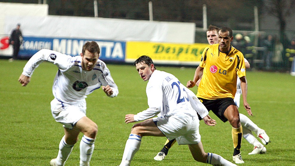 Fotbalisté Mladé Boleslavi si prohrou s AEK Atény zkomplikovali cestu za postupem.