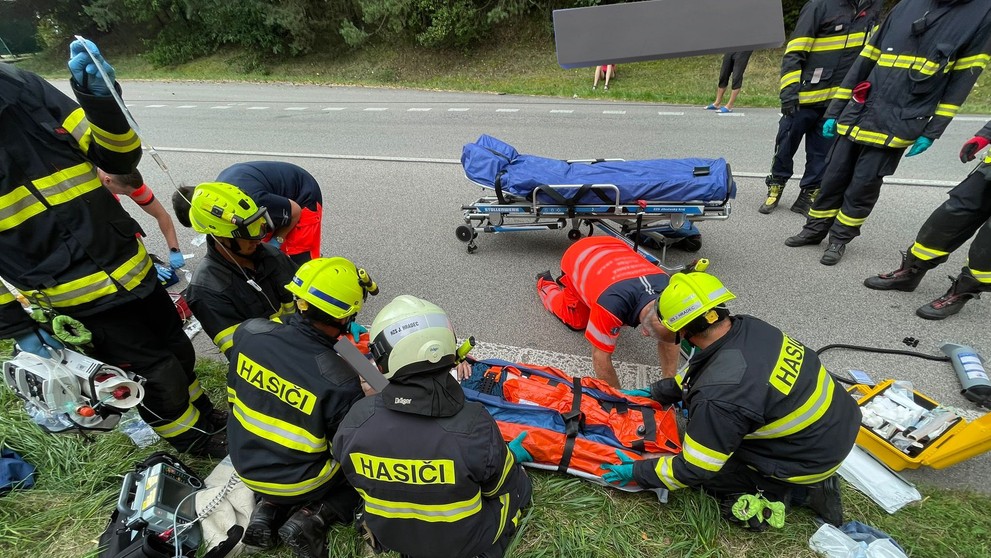Dopravní nehoda u Jarošova nad Nežárkou (3)