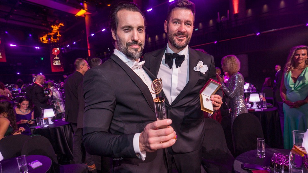 Václav Noid Bárta a Marek Ztracený (cropped)