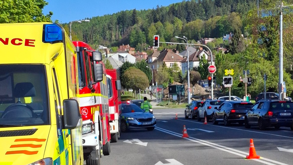 Evakuace obchodního centra ve Zlíně