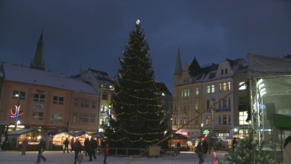 Vánoční strom - Ústí nad Labem