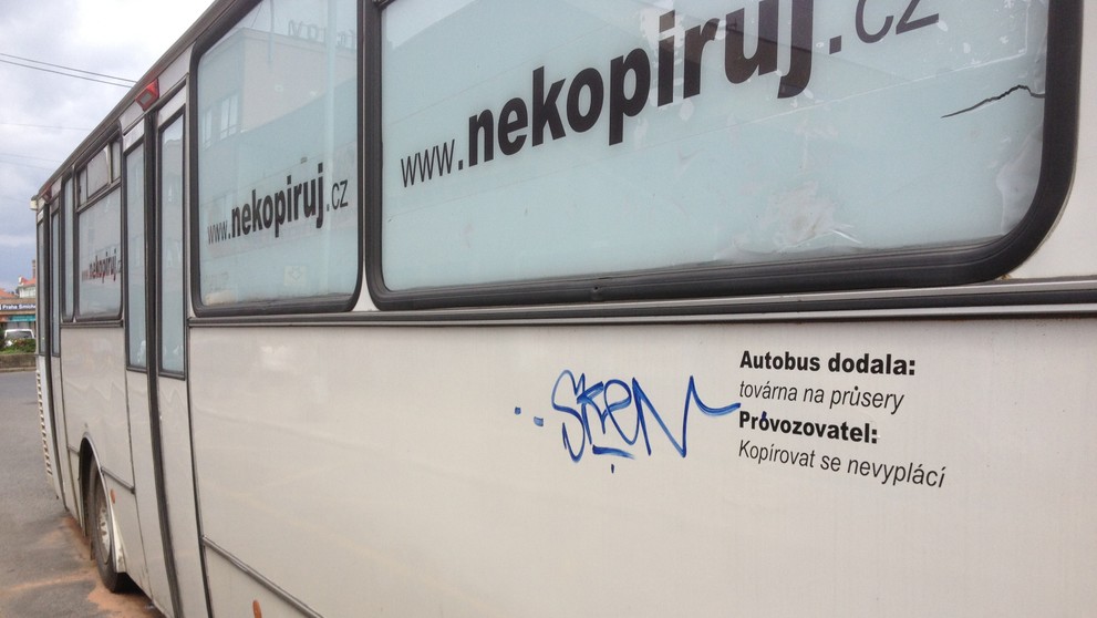 Odstavený autobus - Smíchov - 6