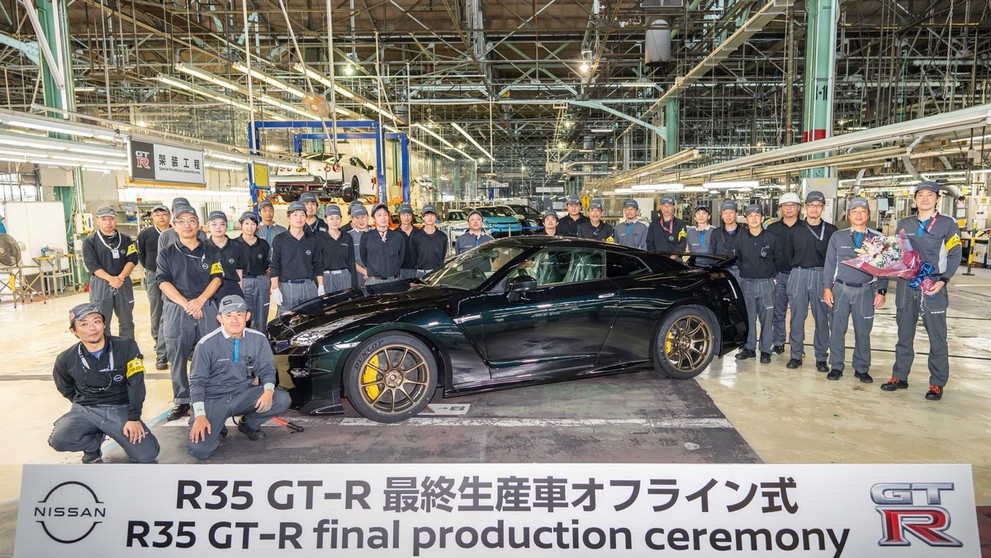 Poslední vyrobený Nissan GT-R R35
