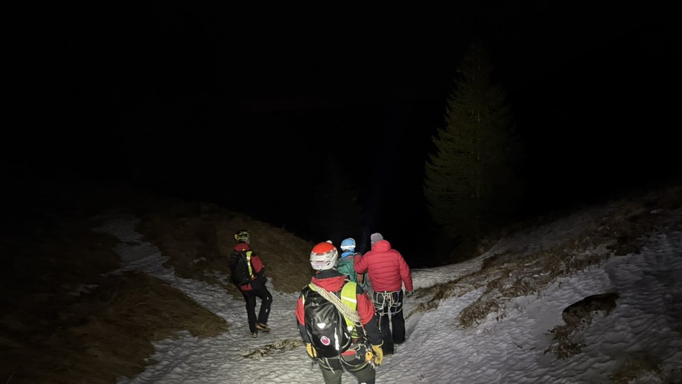 Záchrana českého turisty na Malé Fatře