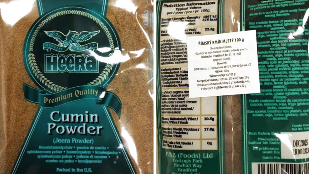 Římský kmín obsahuje pesticidy v nadlimitním množství