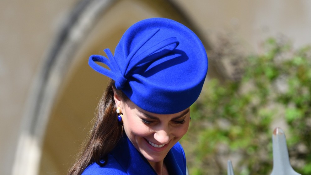 Královská rodina oslavila Velikonoce na hradě Windsor, Kate, Charlottec