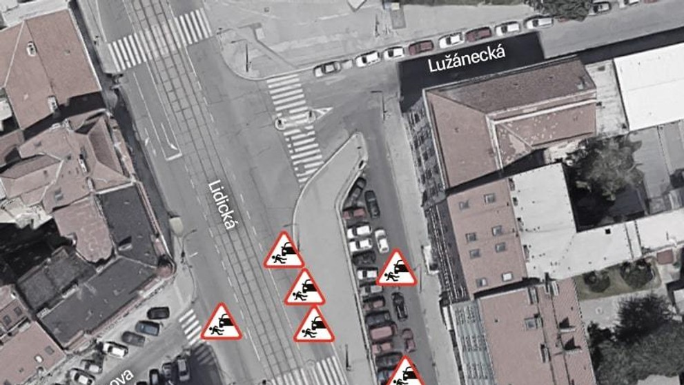 Nebezpečné křižovatky Brno - 2