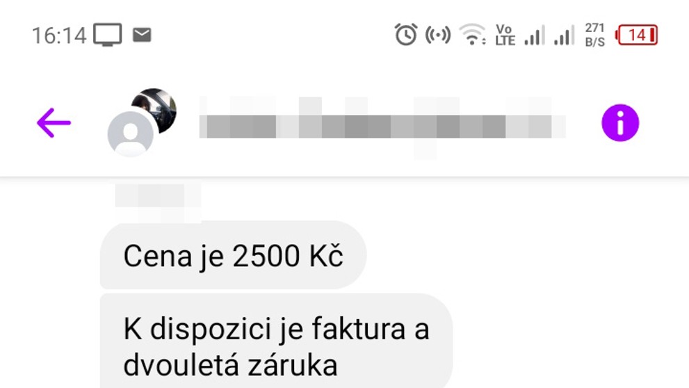 Podvodný prodejce