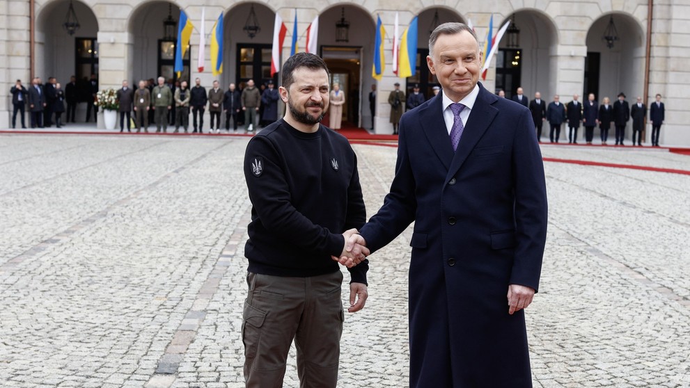 Volodymyr Zelenskyj v Polsku