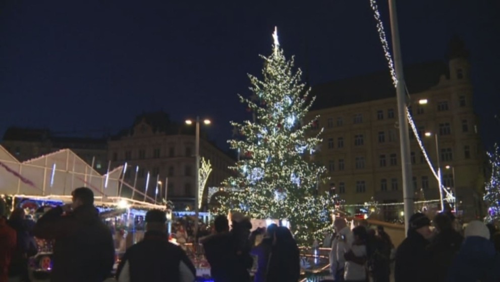 Vánoční strom - Brno