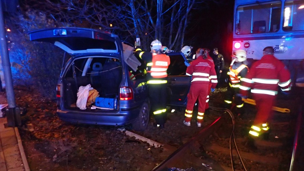 Srážka auta s vlakem v Opavě - 3