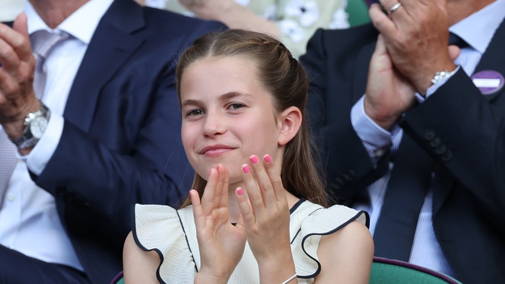 Princezna Charlotte na finále Wimbledonu 