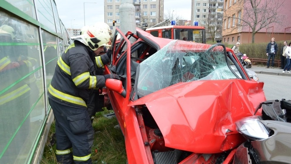 Nehoda ve Werrichově ulici v Praze - 1