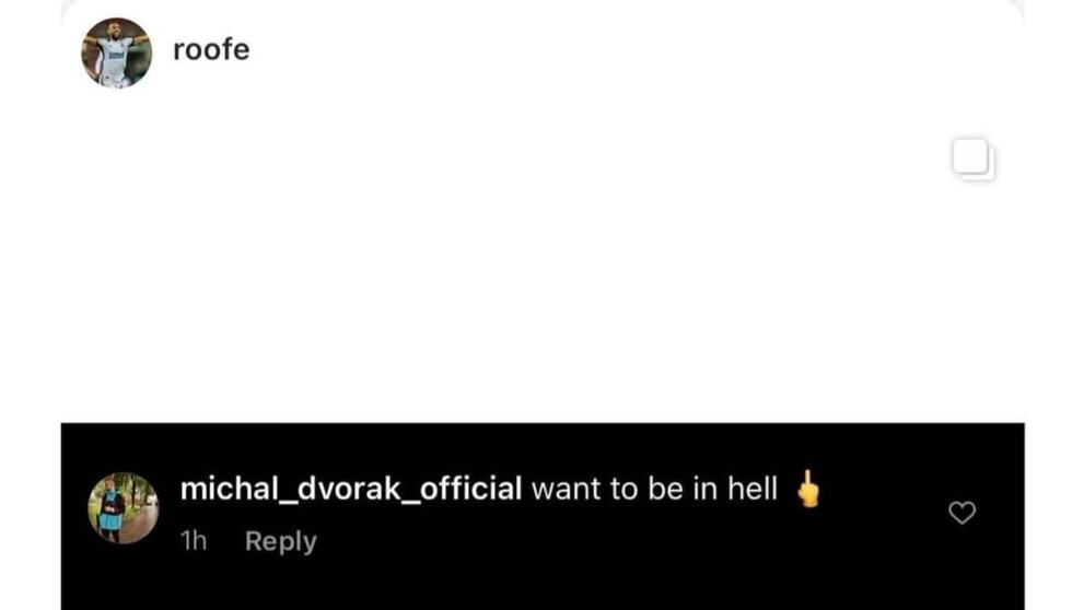 Urážky na instagramu skotského hráče 3
