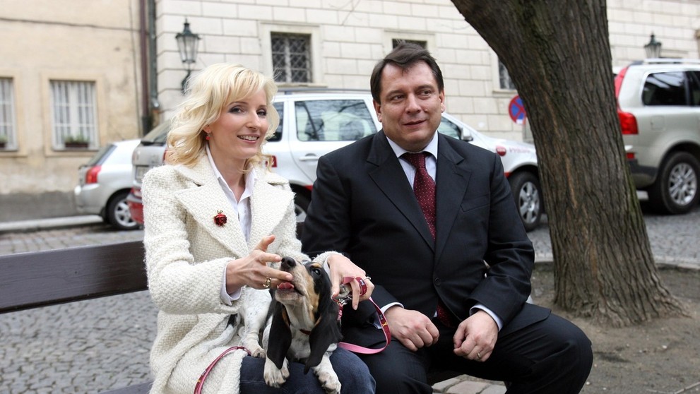 Jiří Paroubek a Petra Paroubková v roce 2008