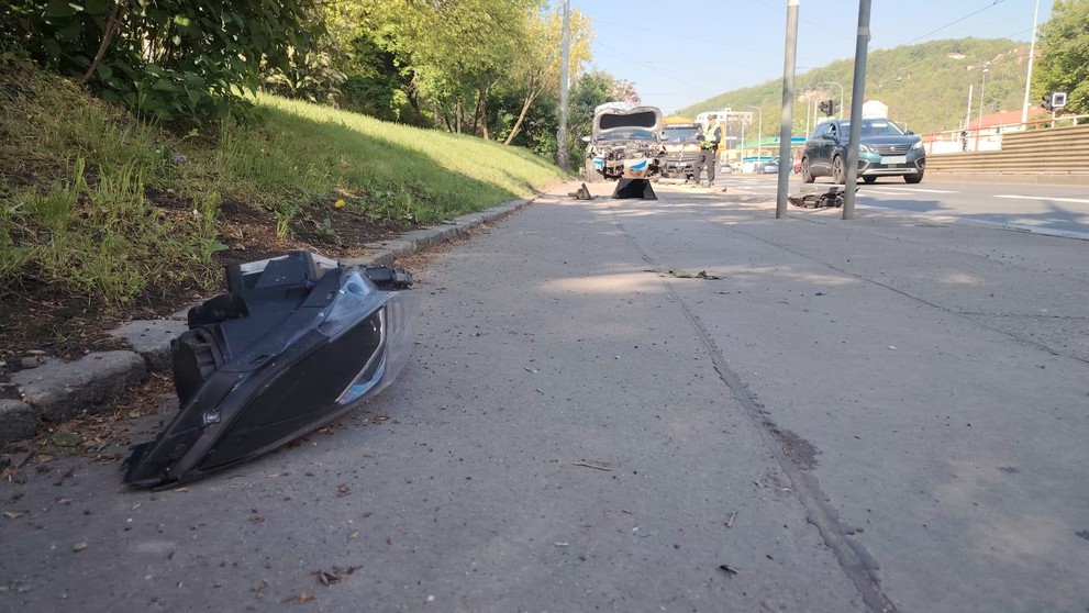 Nehoda policejního auta 1. 5. 2025