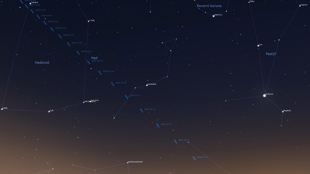 Kometa C 2023 A3 (Tsuchinshan–ATLAS) 3