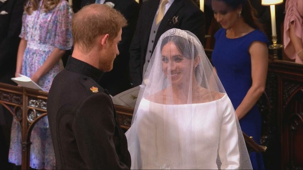 Meghan Markleová přichází na svatbu - 3
