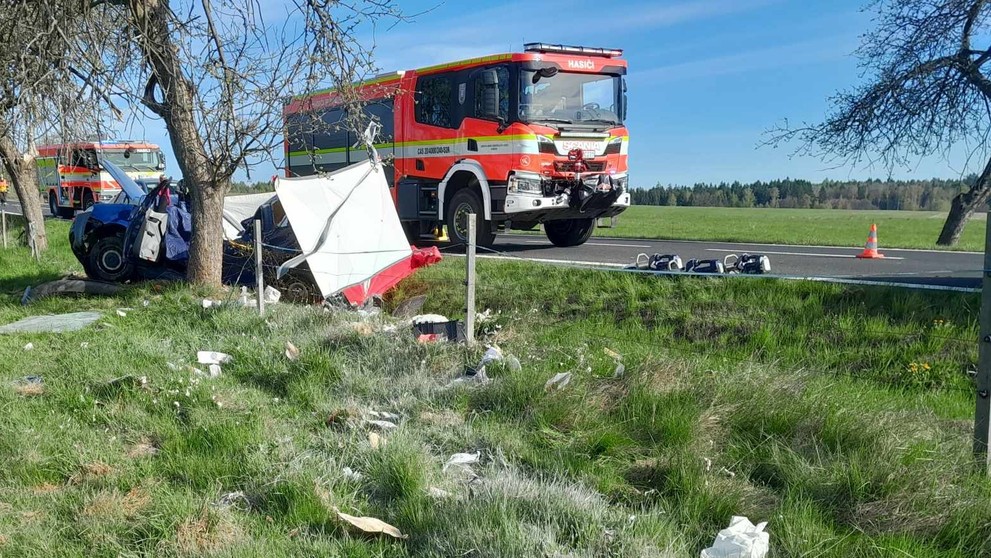 Dopravní nehoda na Děčínsku