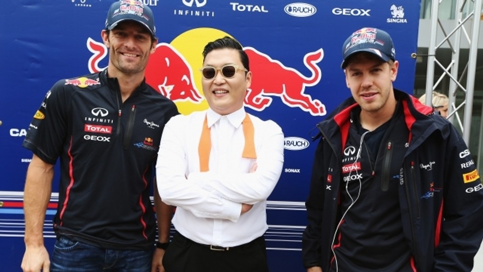 Vettel, Webber, Psy a Gangnam style - 3