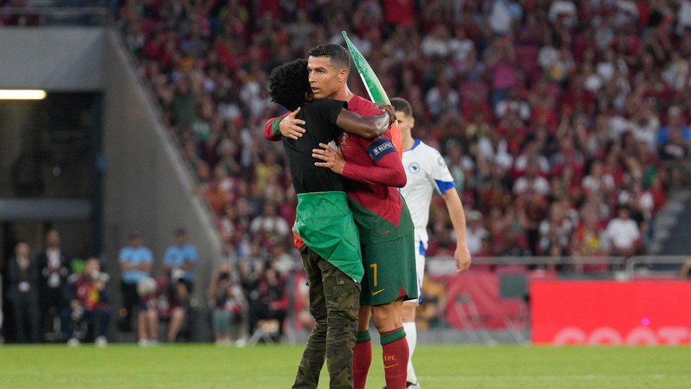 Cristiano Ronaldo s fanouškem