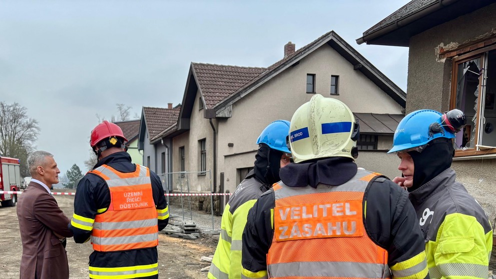 Výbuch domu v Havlíčkově Brodě (4) Starosta města Havlíčkův Brod Zbyněk Stejskal