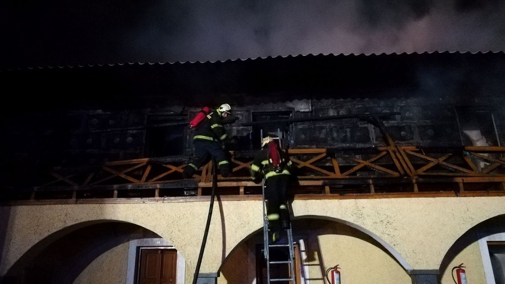 Požár hotelu u Chebu - 2