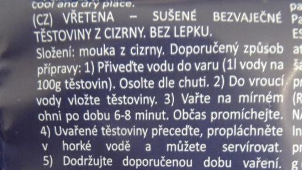Nebezpečné bezlepkové těstoviny s lepkem (1)