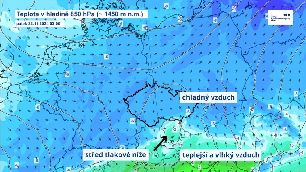 Sněhová předpověď ČHMÚ